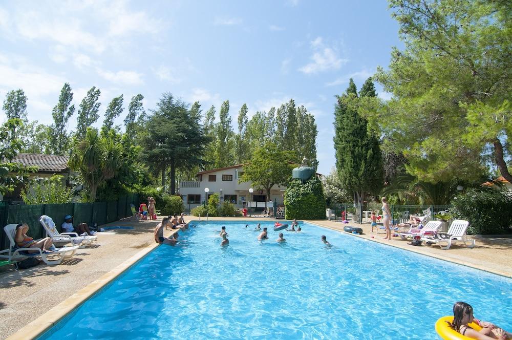 Camping Le Rebau Montblanc Екстер'єр фото