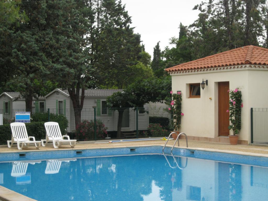 Camping Le Rebau Montblanc Екстер'єр фото