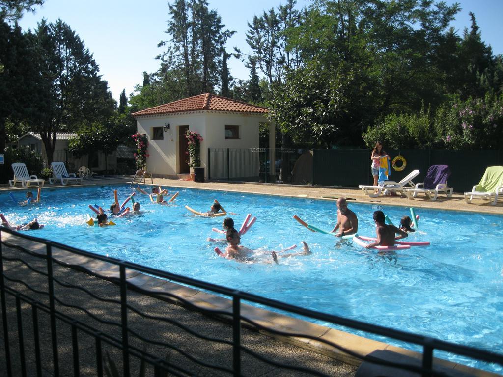Camping Le Rebau Montblanc Екстер'єр фото
